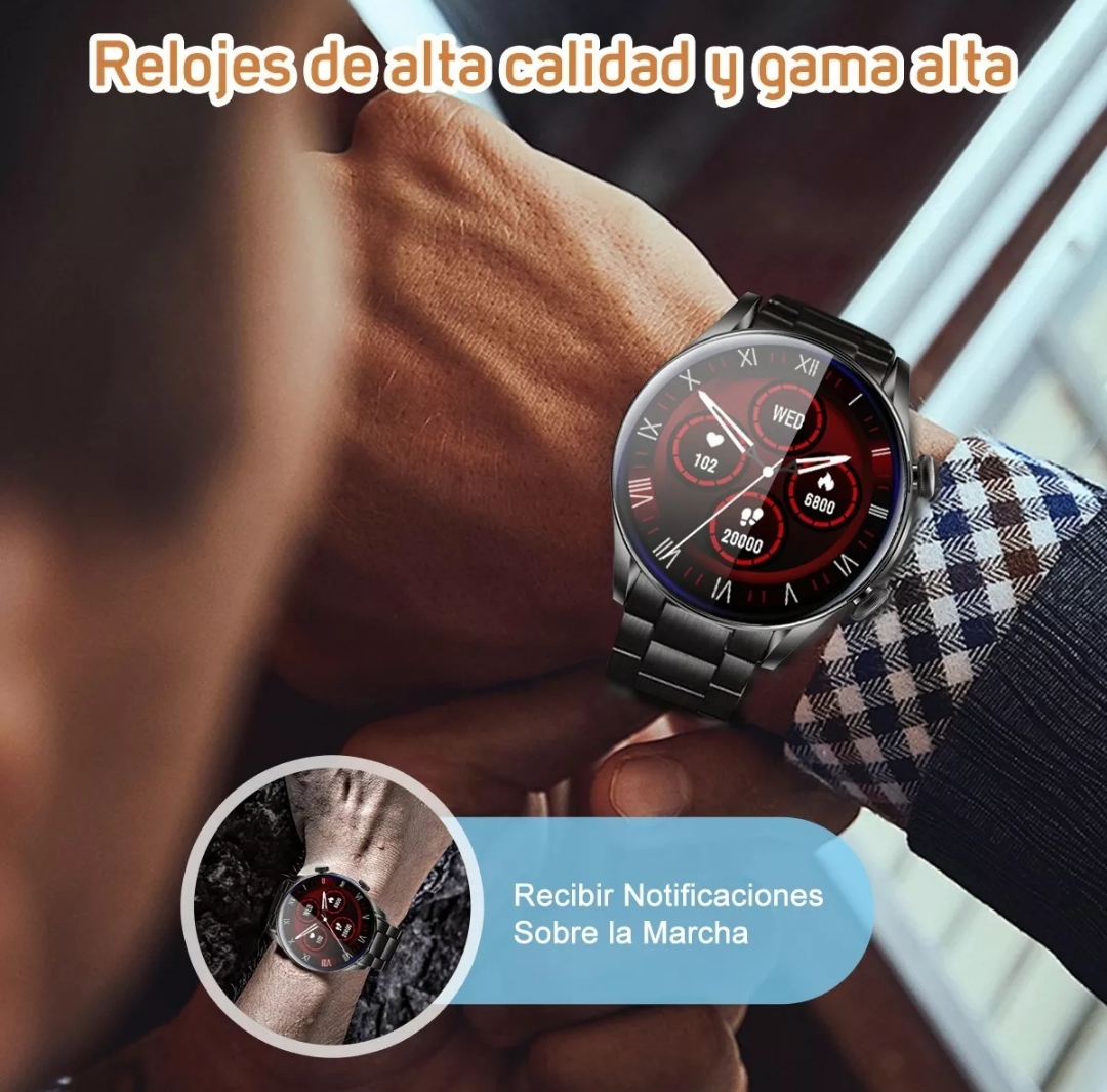 X watch reloj inteligente de hombre fashion