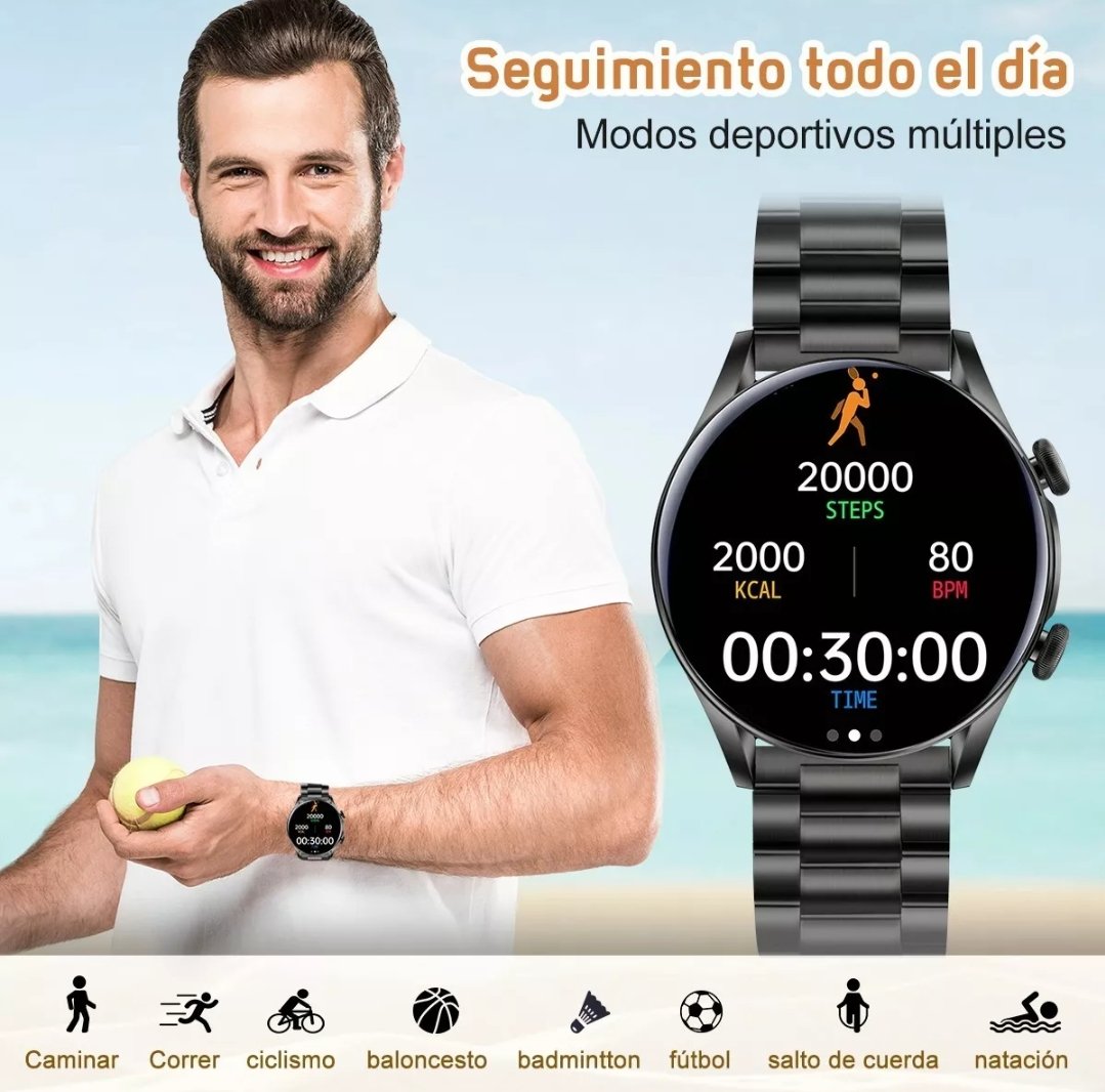 Smartwatch Reloj Inteligente Deportivo Hombre Mujer con Ofertas en