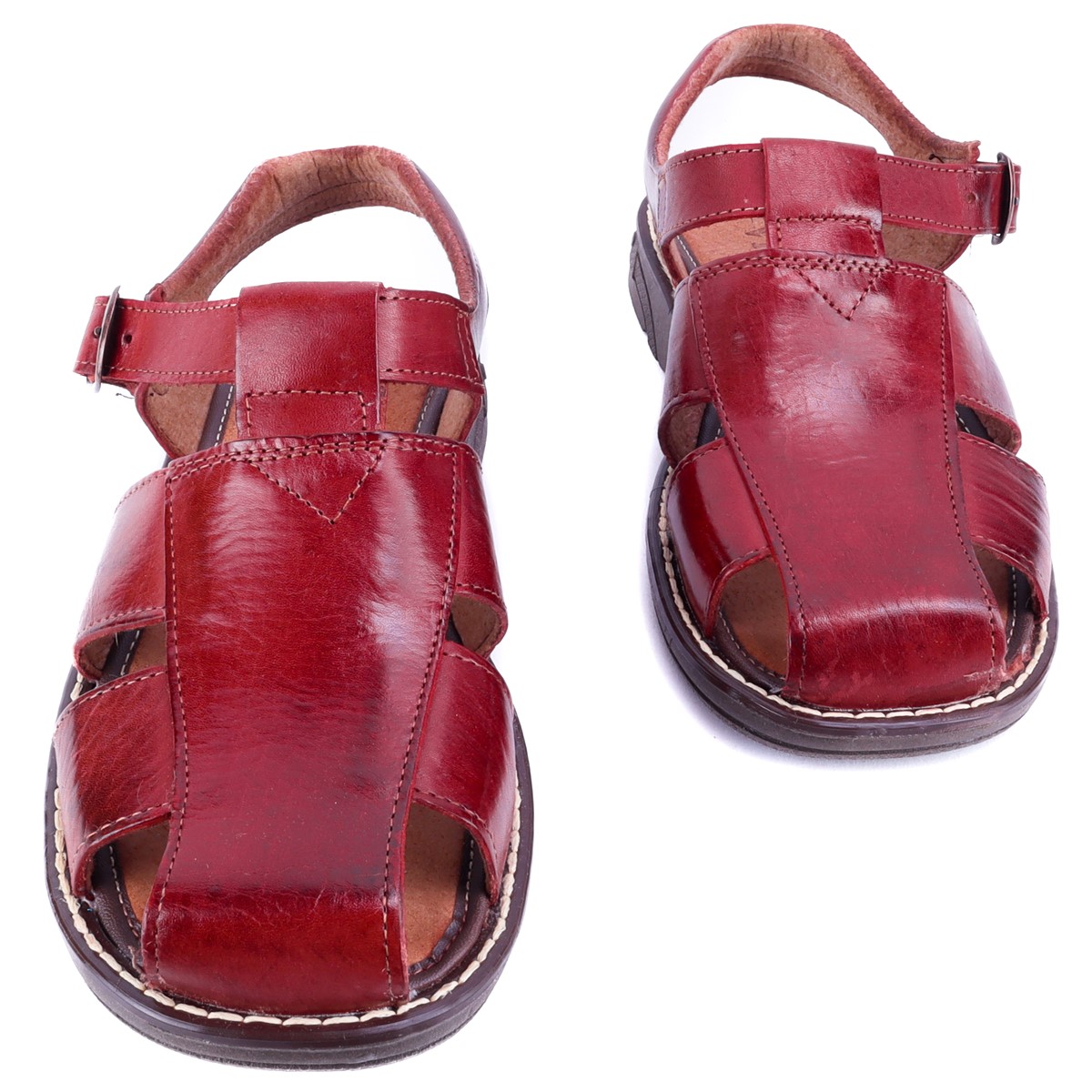 Huarache Caballero 100% Piel Sandalia Playa Cómodos 445.
