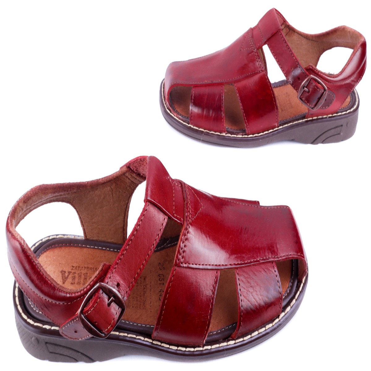 Huarache Caballero 100% Piel Sandalia Playa Cómodos 445.