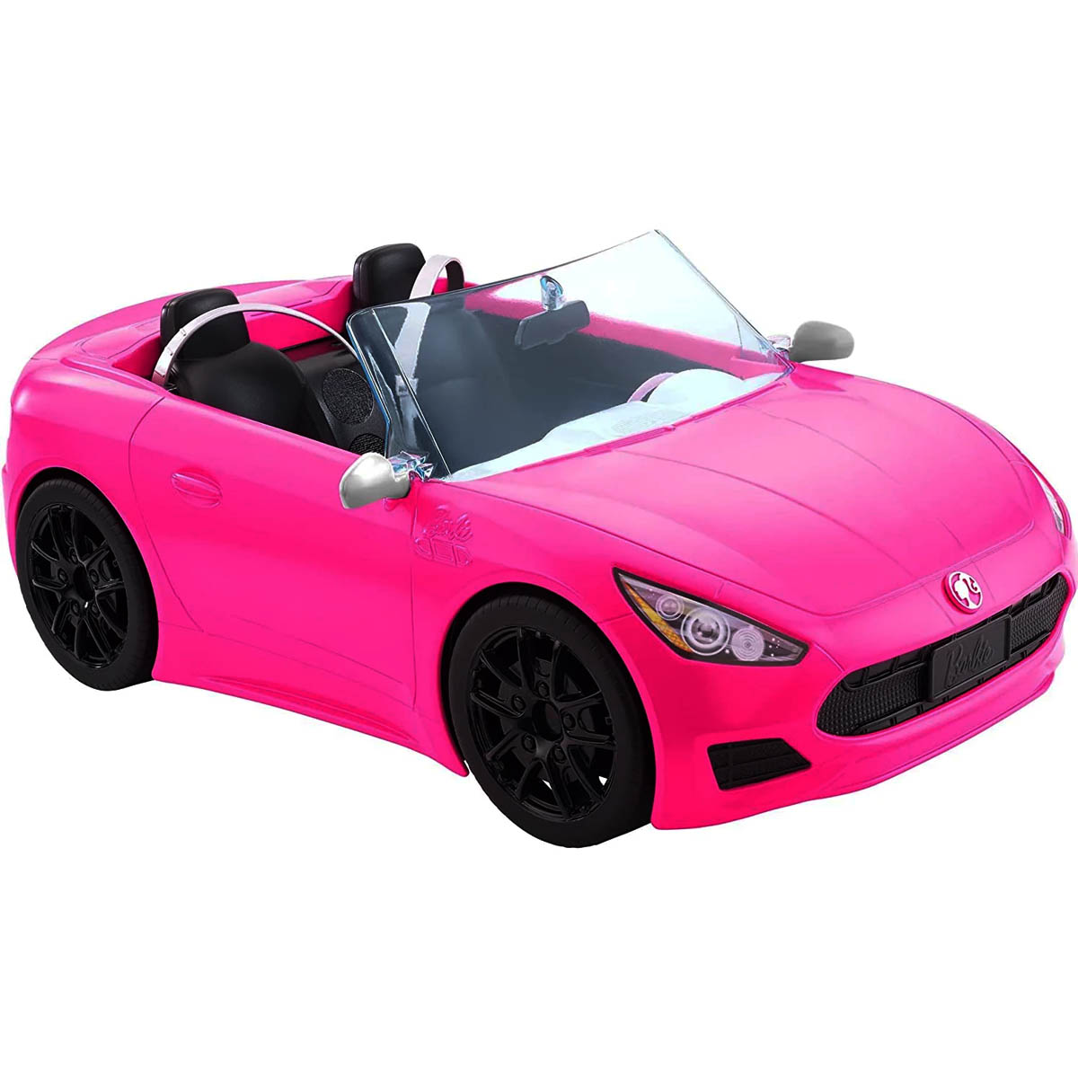 Coche Convertible Barbie Rosa Mattel