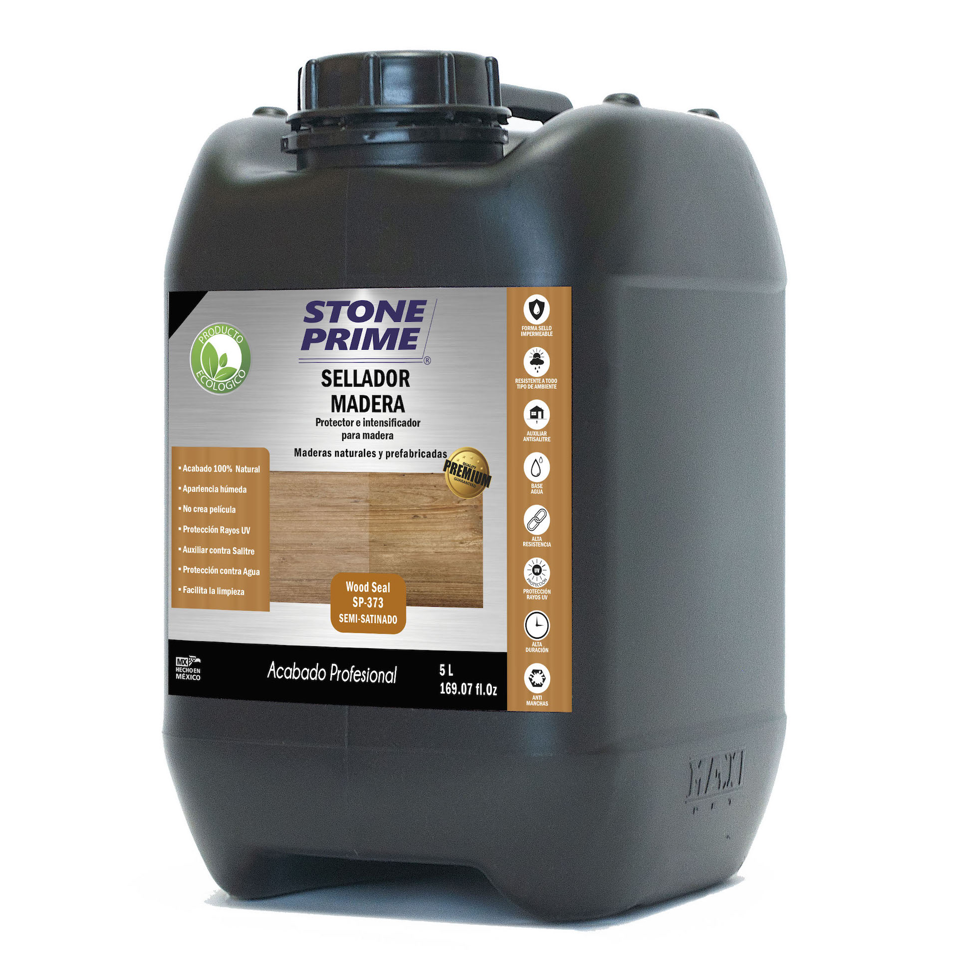 Sellador para madera Stone Prime Apariencia húmeda 5 litros