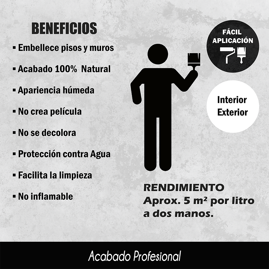 Sellador para madera Stone Prime Apariencia húmeda 5 litros