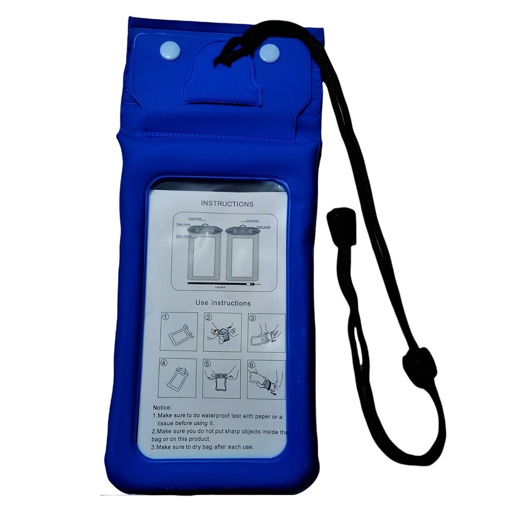 Funda para Celular Sumergible con TRIPLE BROCHE DE SEGURIDAD Y FLOTADOR
