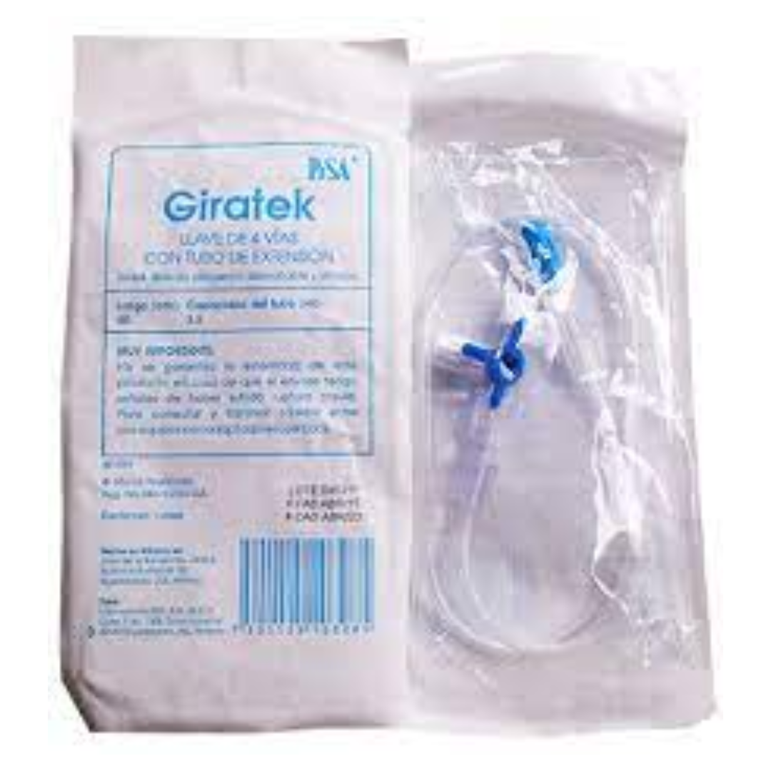 Llave De 4 Vias Con Tubo De Extensión Giratek(pieza)