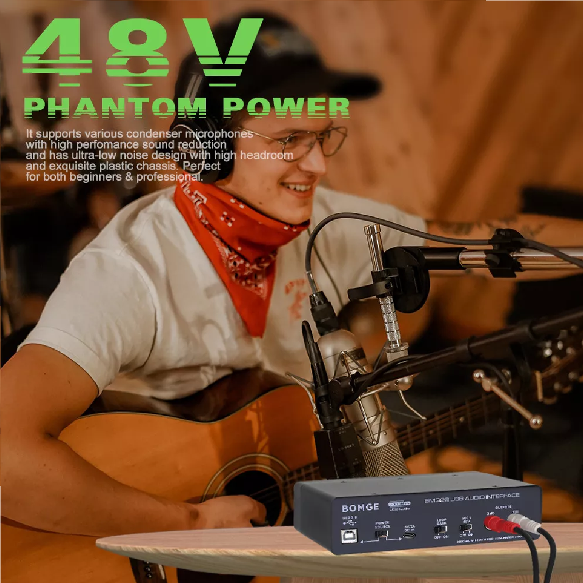 Interfaz De Audio Usb Active  Bomge Bmg22