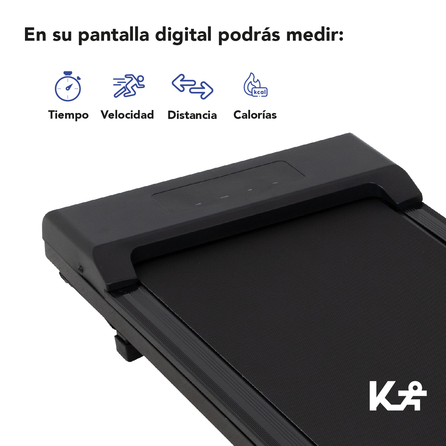 Caminadora Electrica Portatil 110V Color Gris Cardio Fitness