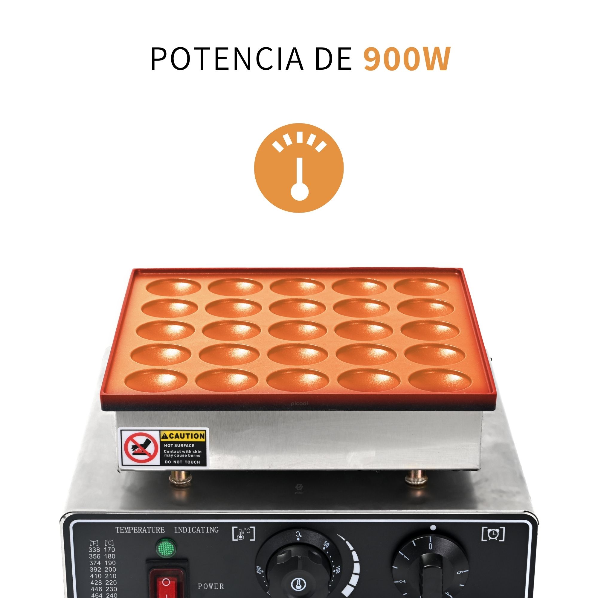 Maquina Electrica Industrial Comercial Mini Hotcakes 25pz
