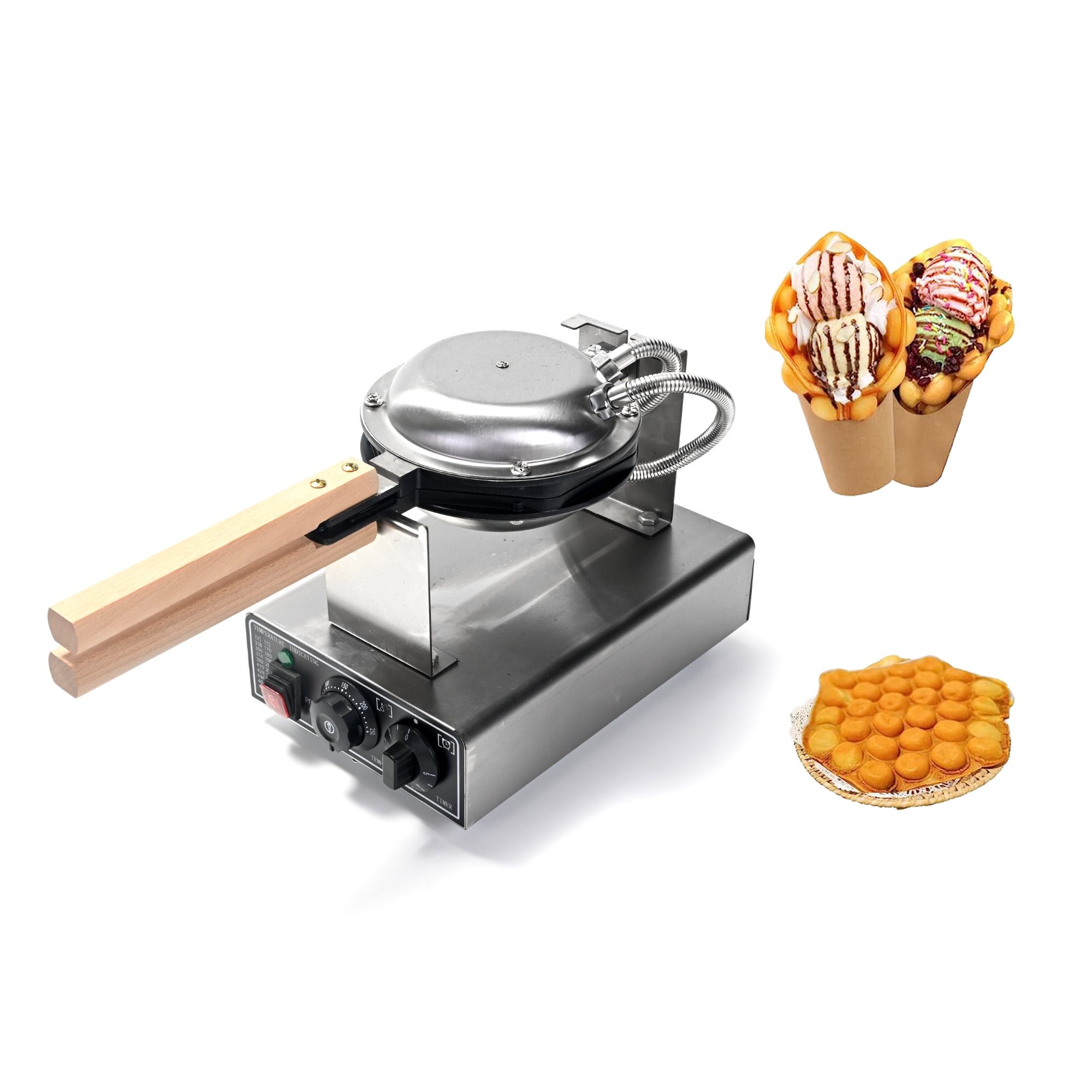 Waflera Electrica Antiadherente Wafles Teflon