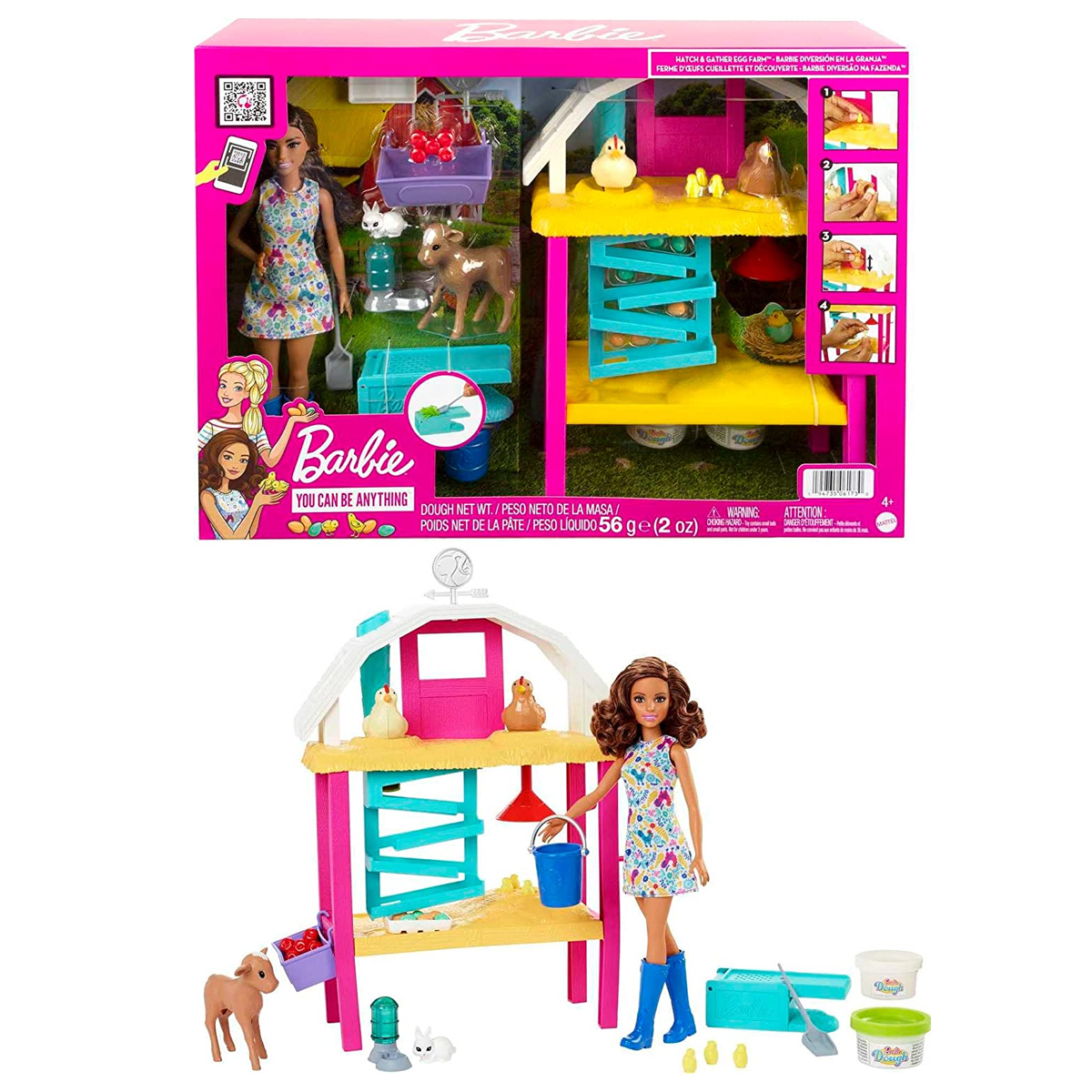  Barbie Set de Juego Diversion en la Granja