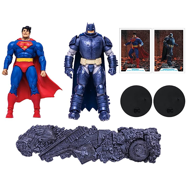 Superman vs Superman of Earth-3 Pack 2 figurines DC Multiverse McFarlane Toys 18 cm - Kingdom Figurine