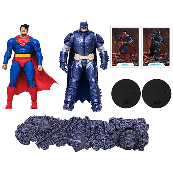 McFarlane Toys Dc Multiverse Superman vs Armored Batman TDKR 