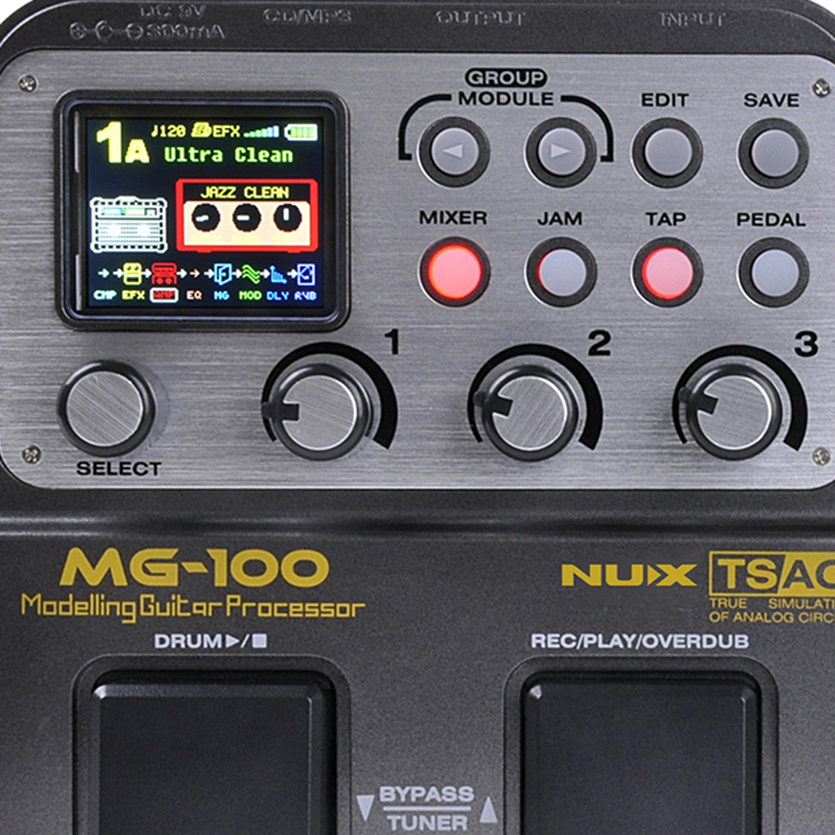 Procesador Nux Multiefectos Para Guitarra MG-100