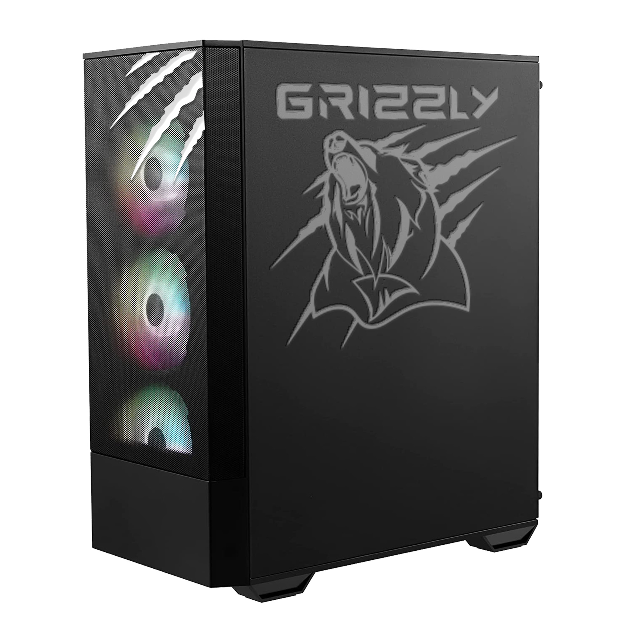 Pc Gamer Grizzly AMD Ryzen 5 4600G 3.70 GHz, AMD Radeon RX 6600 Eagle, 512GB NVME SSD, 16GB DDR4 3200, Wi-Fi, BT, Windows 11 Home 64-bit Trial (1 año de garantía)