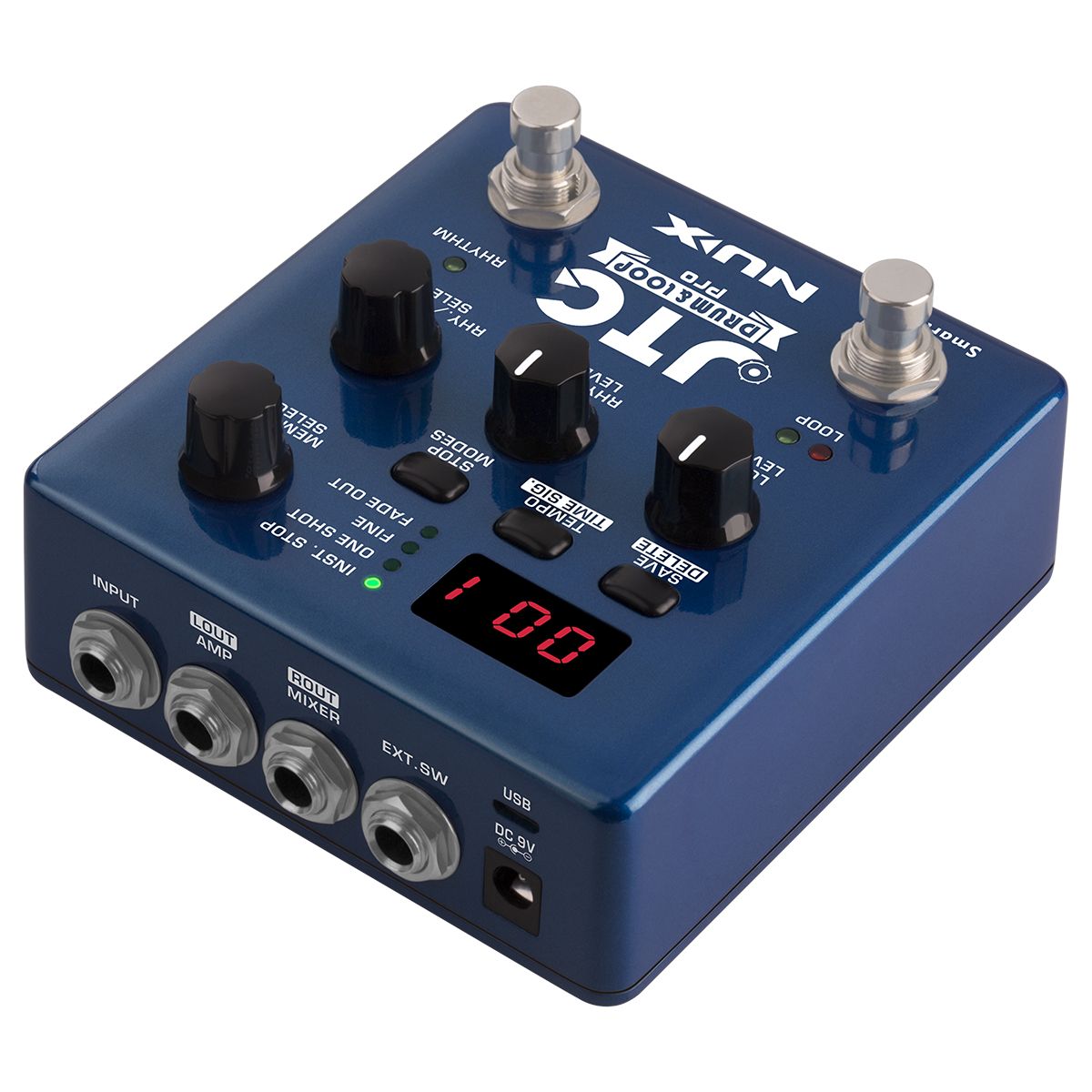Pedal Nux Para Guitarra NDL-5 JTC DRUM & LOOP PRO