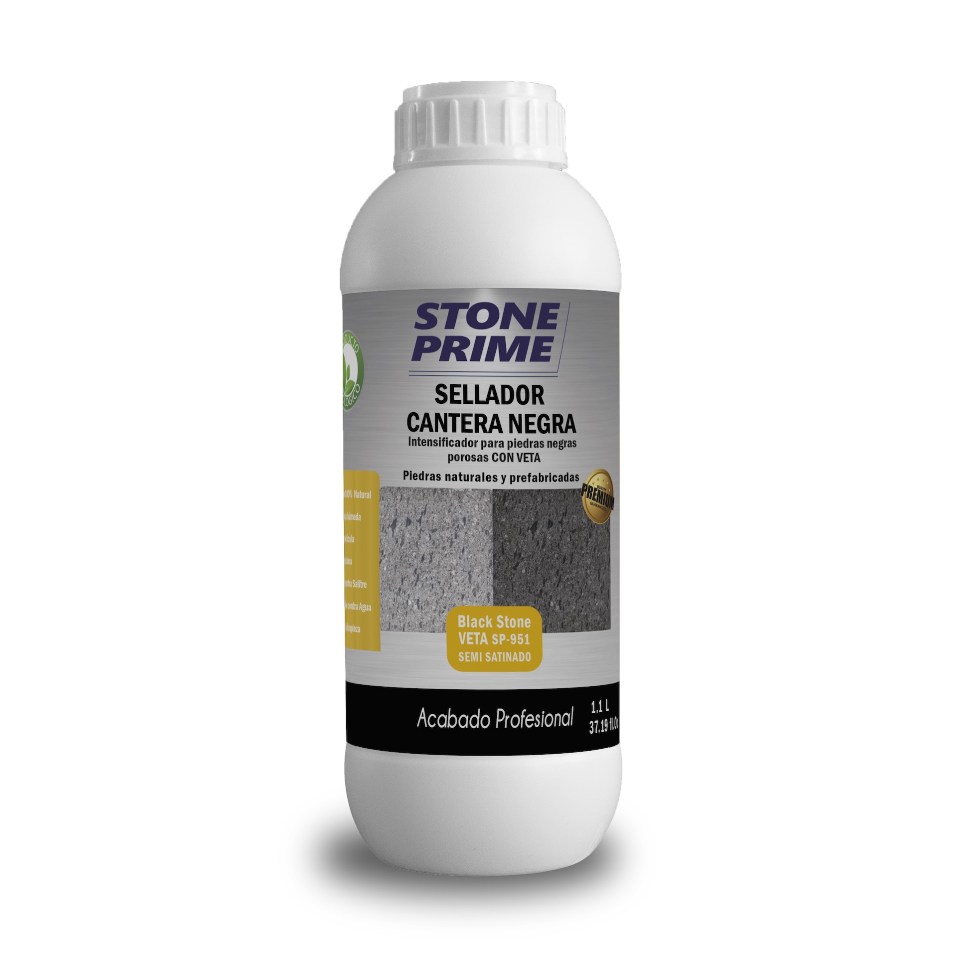 Sellador para piedra cantera negra Stone Prime Acabado mojado 1.1 litros