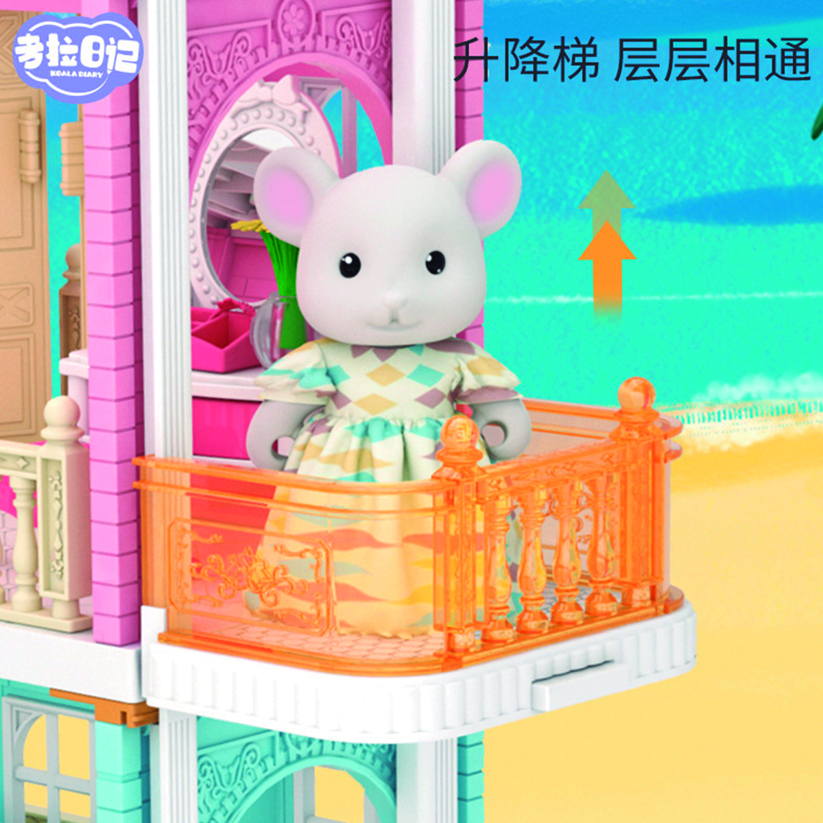 Juguete Casa Miniatura Villa Town Koala Diy