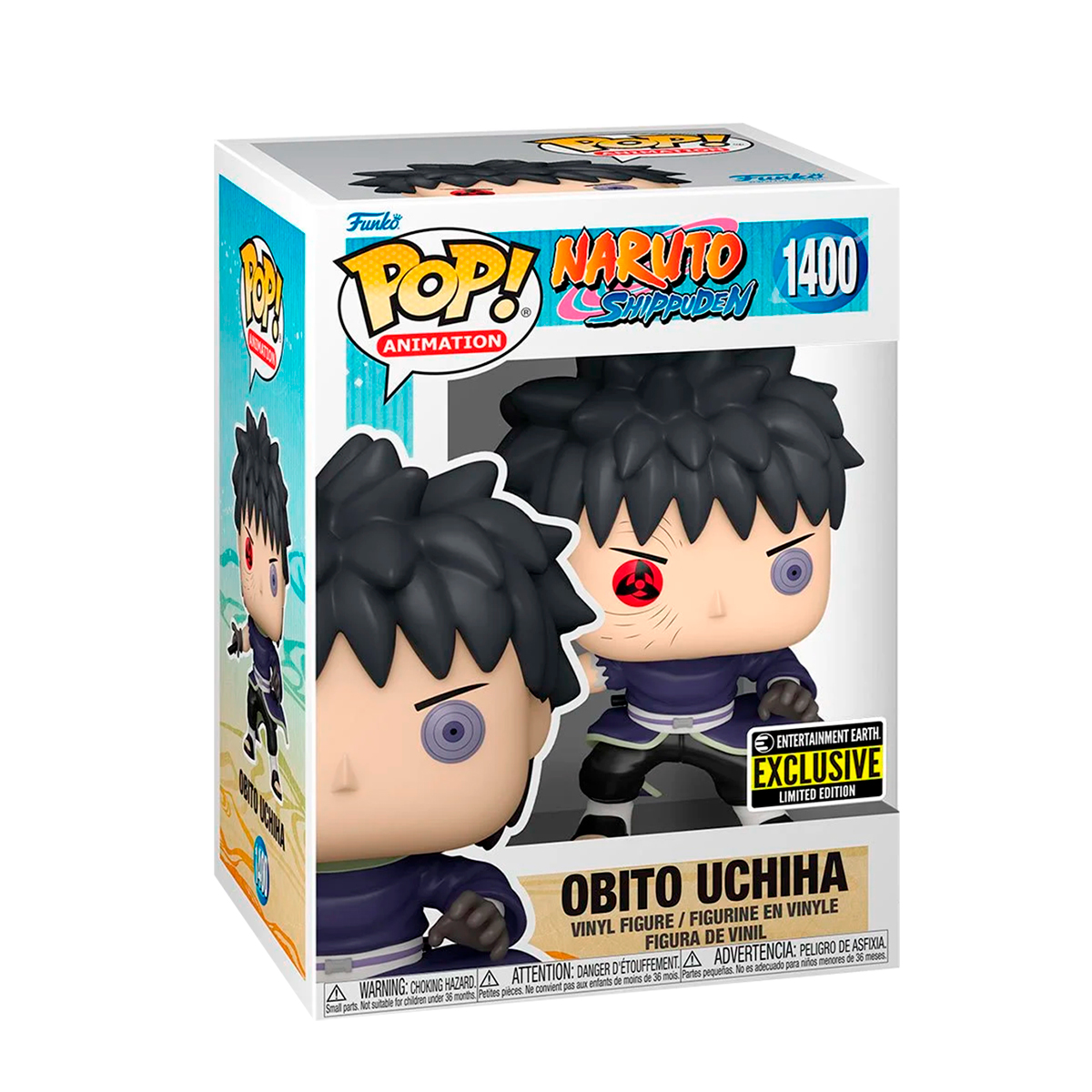 Funko Pop Obito Uchiha Sin Mascara #1400 Exclusivo Naruto Shippuden Fig Original