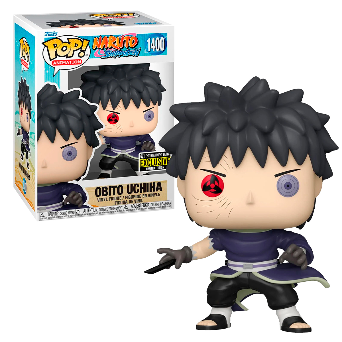 Funko Pop Obito Uchiha Sin Mascara #1400 Exclusivo Naruto Shippuden Fig Original