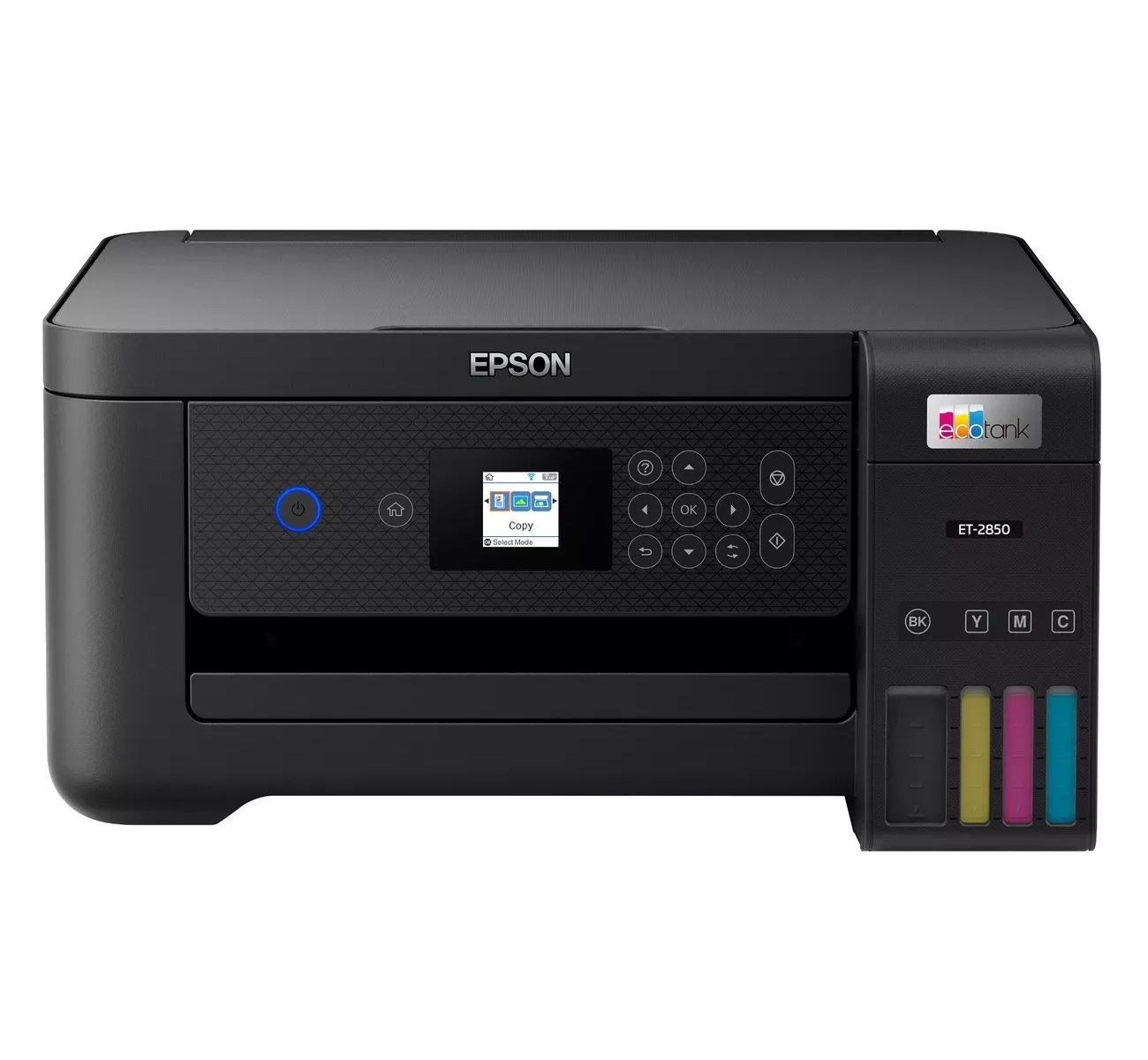 Impresora Multifunción Inalámbrica Epson Ecotank Et-2850 C11cj63201 A Color Wifi Apple Airprint, Epson Iprint, Google Cloud Print, Mopria Print Service, Supertank Negra