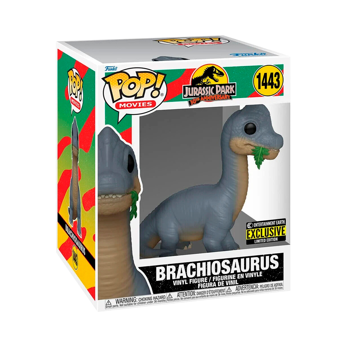 Funko Pop Dinosaurio Brachiosaurus #1443 Exclusivo Jurassic Park Figura Original