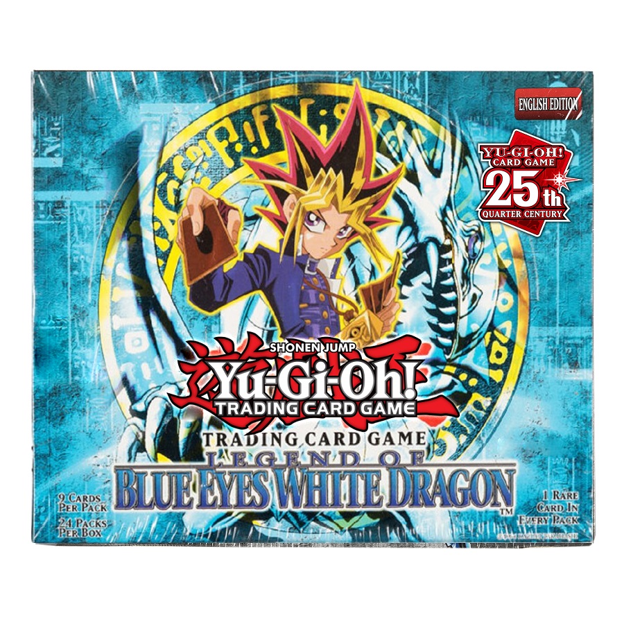 Yugioh Legend of the Blue Eyes Dragon 25th Aniversary Caja con 24 Sobres - Konami