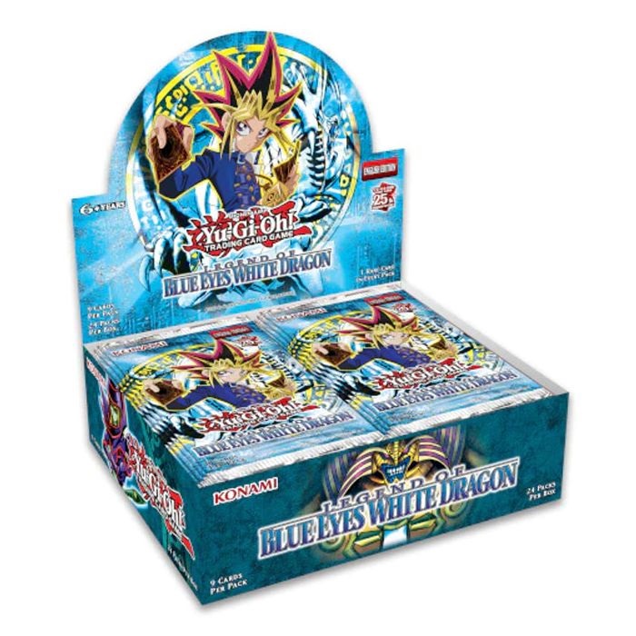 Yugioh Legend of the Blue Eyes Dragon 25th Aniversary Caja con 24 Sobres - Konami