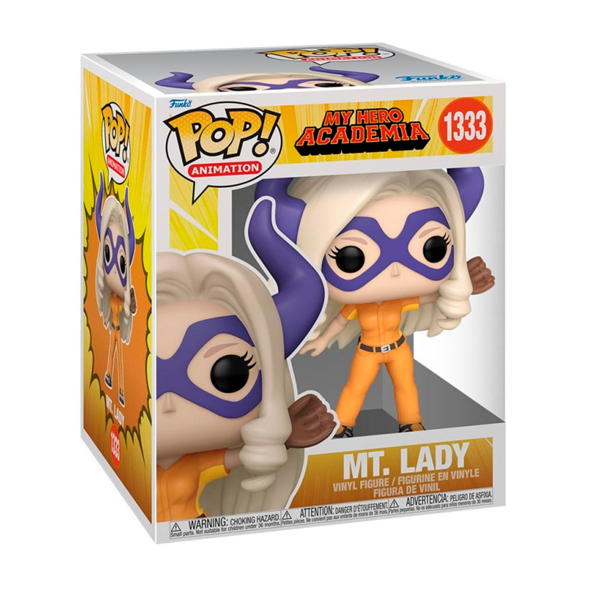 Funko Pop Mt Lady #1333 Liga De Beisbol My Hero Academia Anime Figura Original