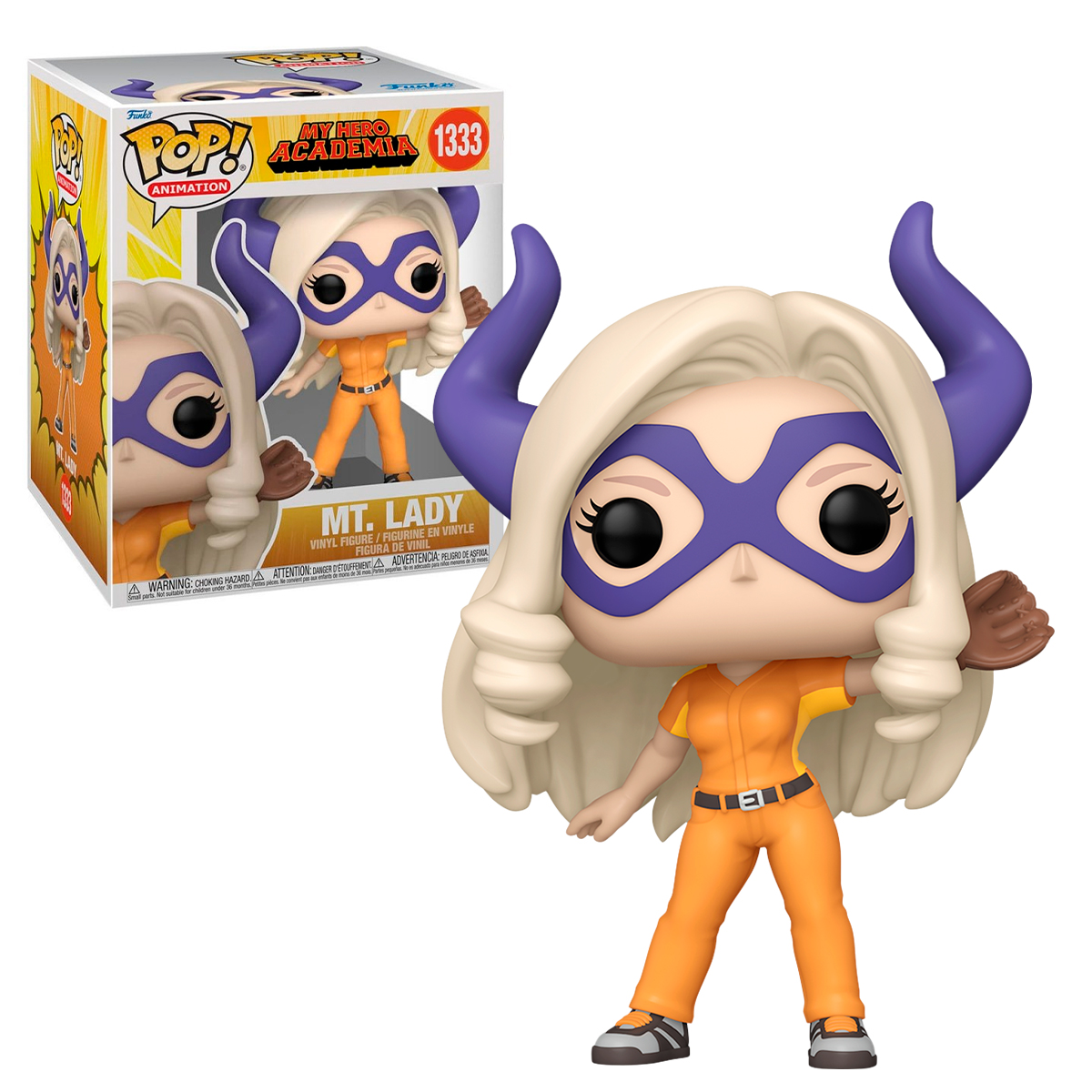 Funko Pop Mt Lady #1333 Liga De Beisbol My Hero Academia Anime Figura Original