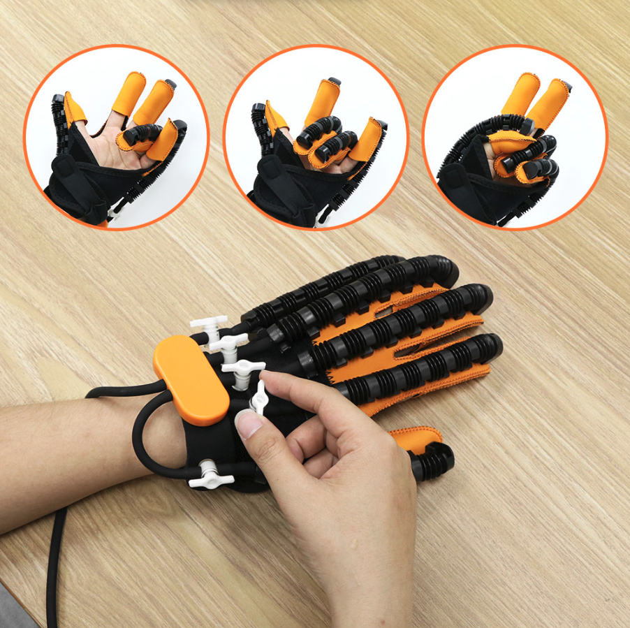 Guante De Rehabilitacion Mano Robot Hemiplejia Portatil