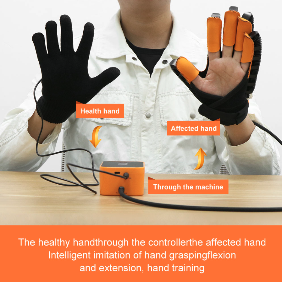 Guante De Rehabilitacion Mano Robot Hemiplejia Portatil