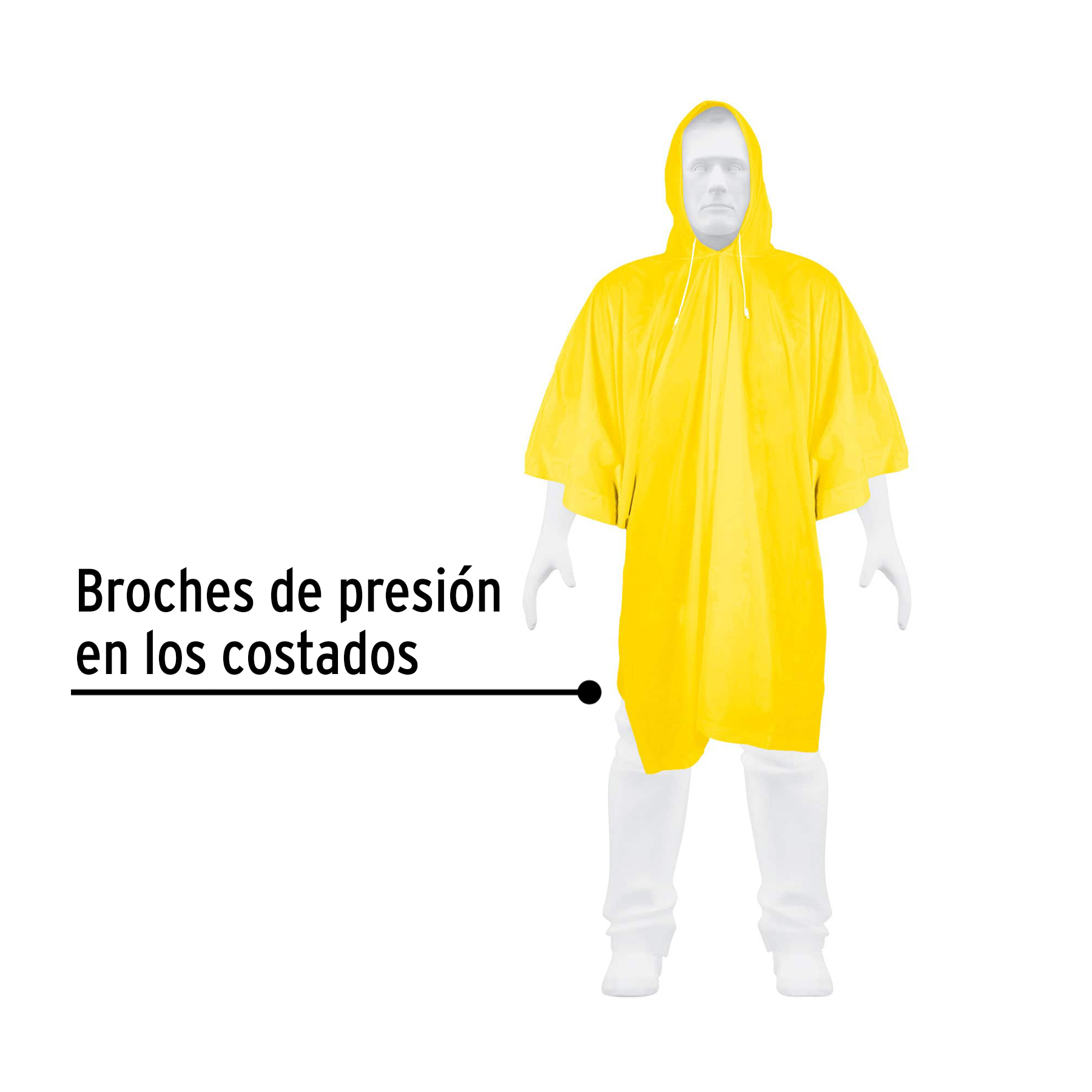 Poncho Impermeable ligero de PVC, Pretul 21541