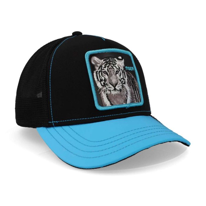 Gorra Goorin Bros Black/Blue Neon Tiger