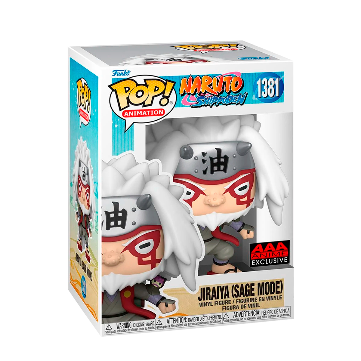 Funko Pop Jiraiya Modo Sabio #1381 Naruto Shippuden Anime Manga Figura Original