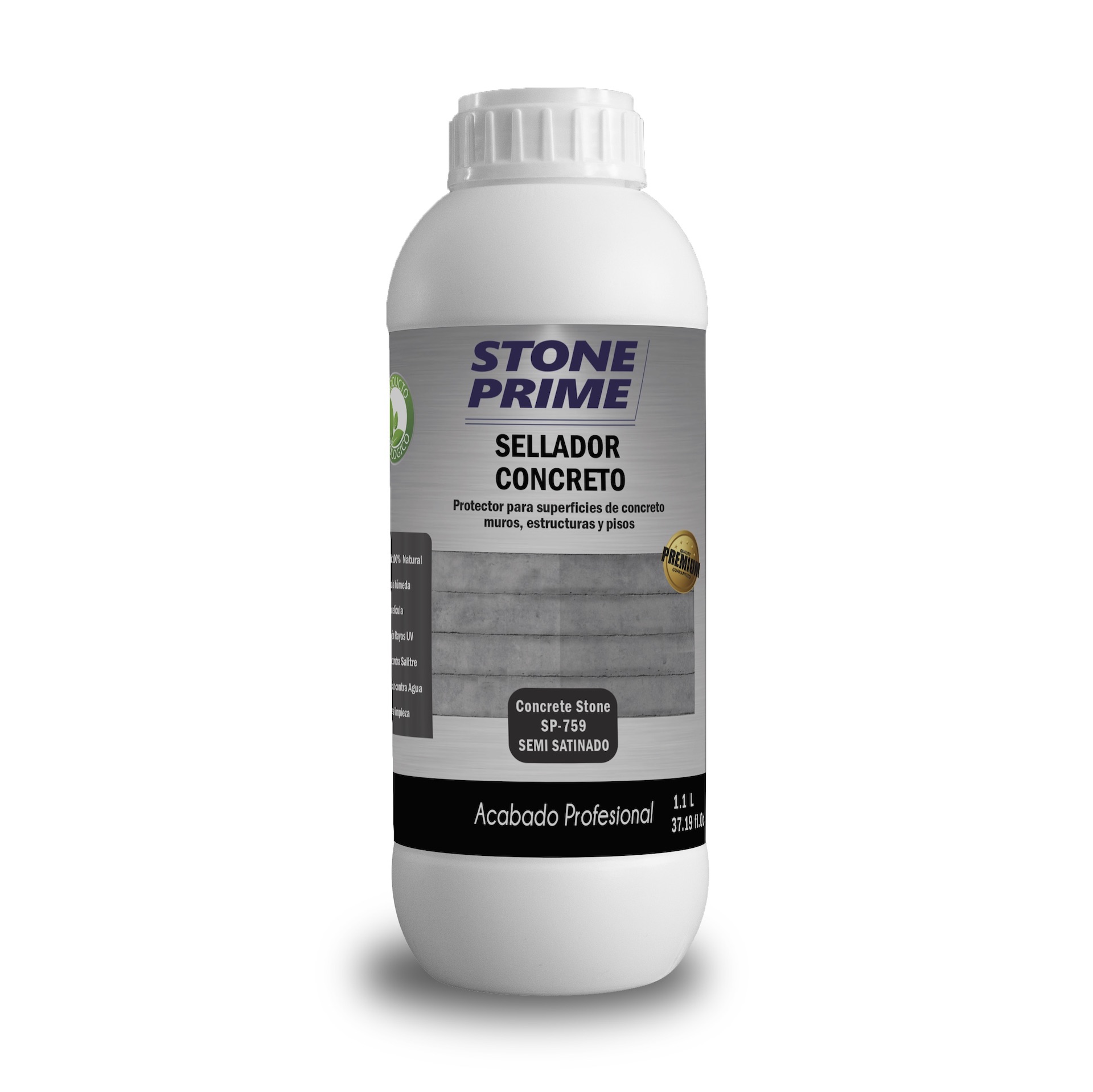 Sellador para concreto Stone Prime Acabado húmedo 1.1 litros