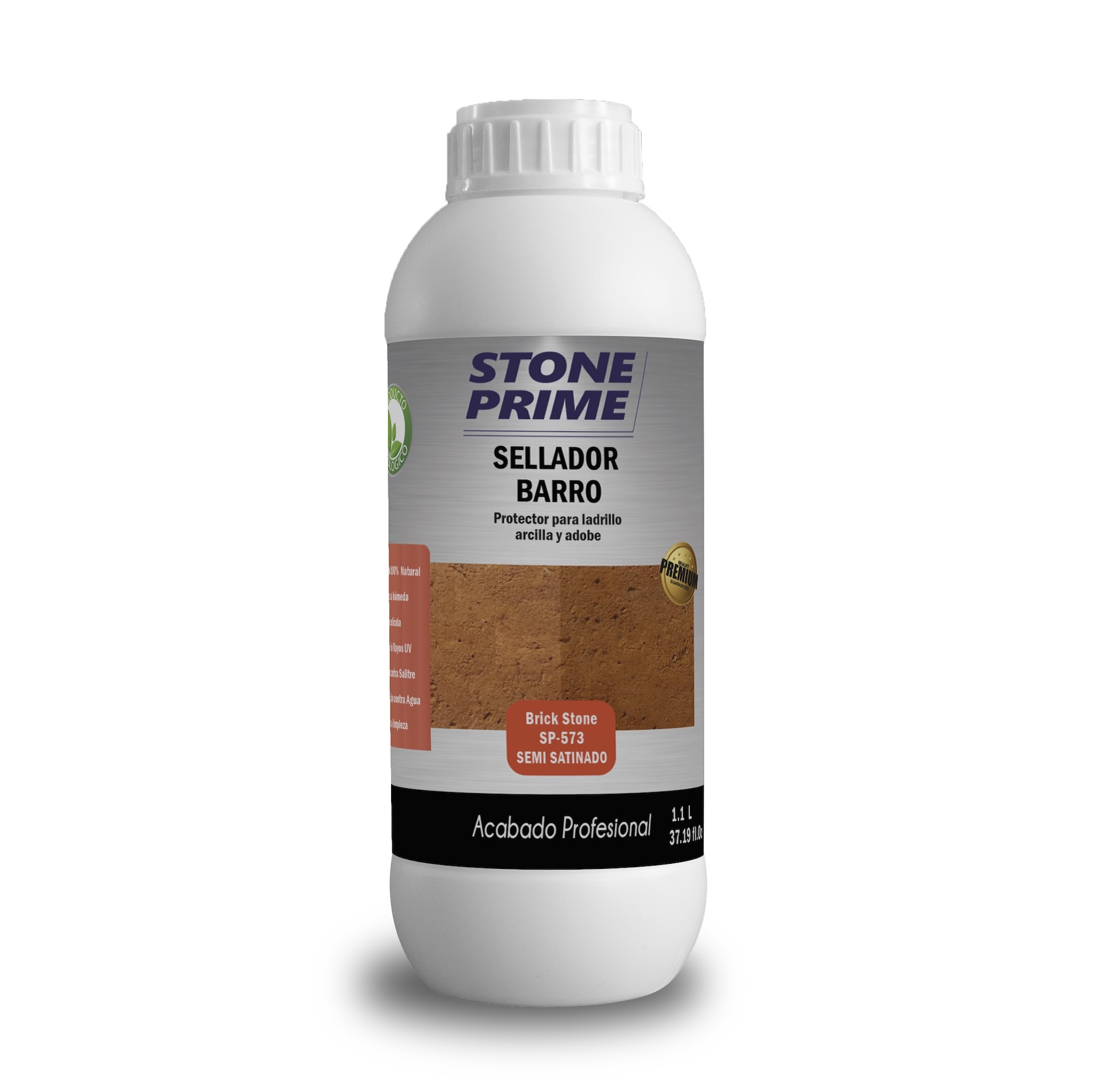 Sellador para barro y ladrillo Stone Prime Acabado húmedo 1.1 litros