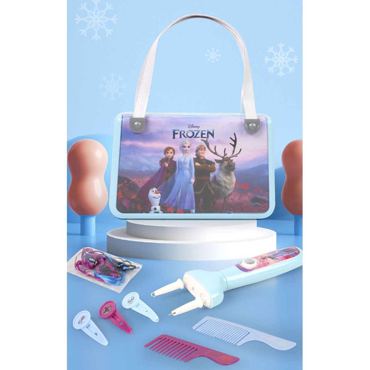 Caja Peinado Mágico Frozen Juguete Niñas 