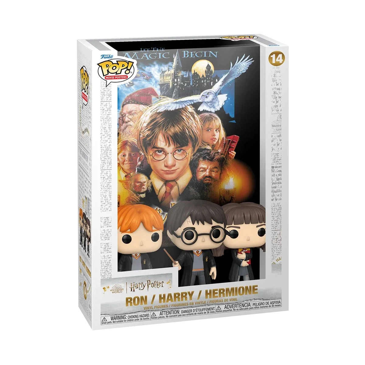 Funko Pop Harry Potter Y La Piedra Filosofal #14 Movie Poster Figura Original