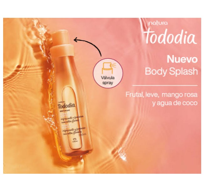 Bodysplash mango rosa y agua de coco 200mL marca Natura