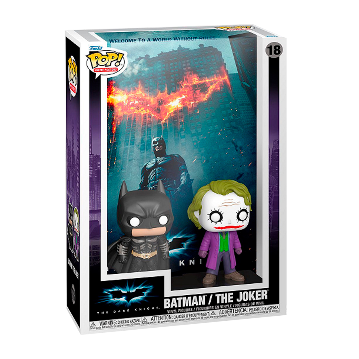 Funko Pop Batman Y Joker #18 Movie Poster El Caballero De La Noche Fig Original
