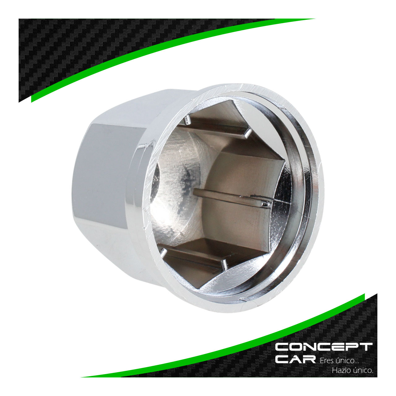 20 Capuchon Cubre Tuerca Trailer Plastico Cromado 38mm