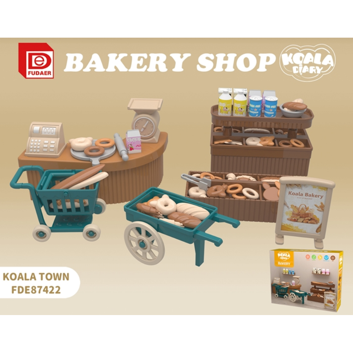 Juguete Casa Miniatura Fudaer Panaderia Koala