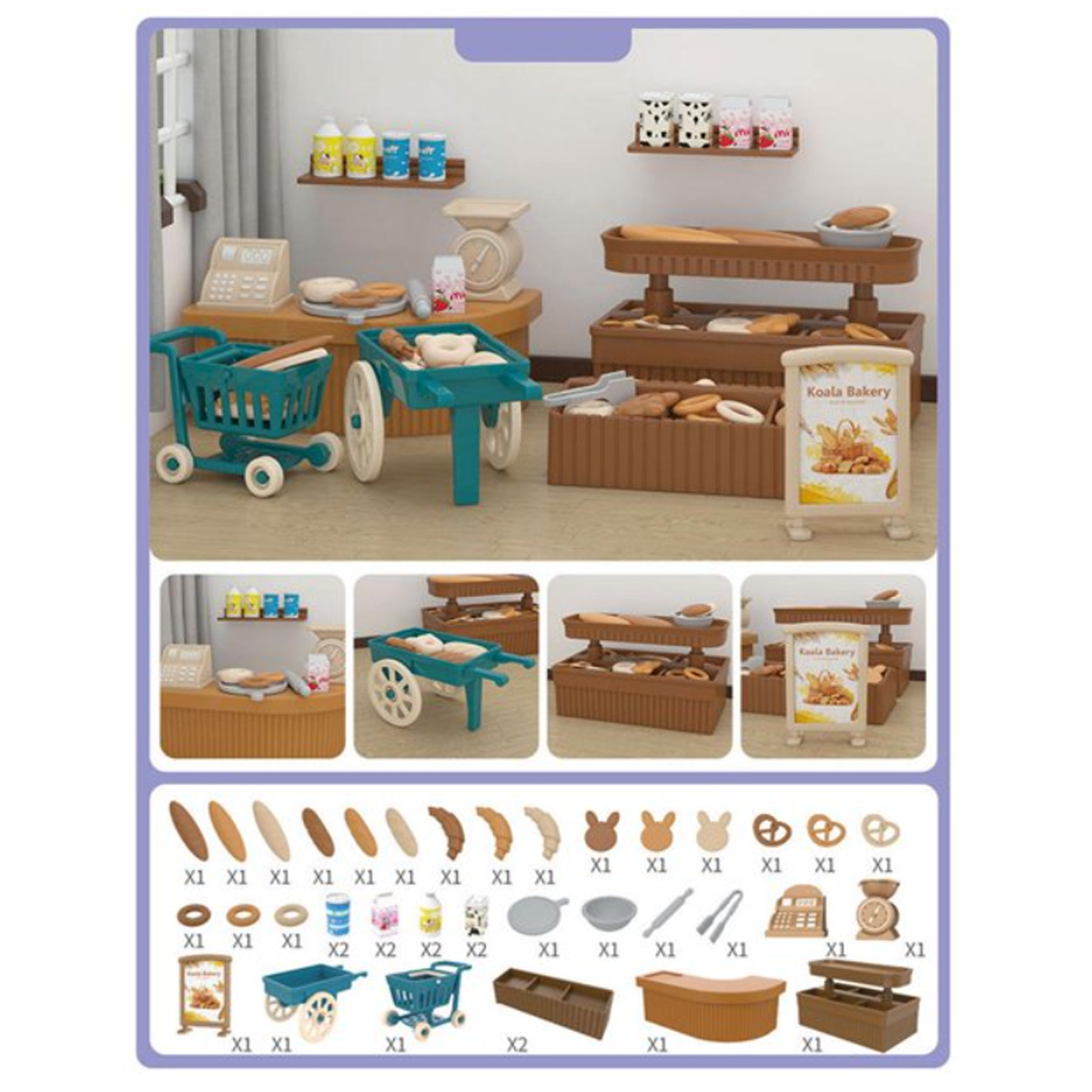 Juguete Casa Miniatura Fudaer Panaderia Koala