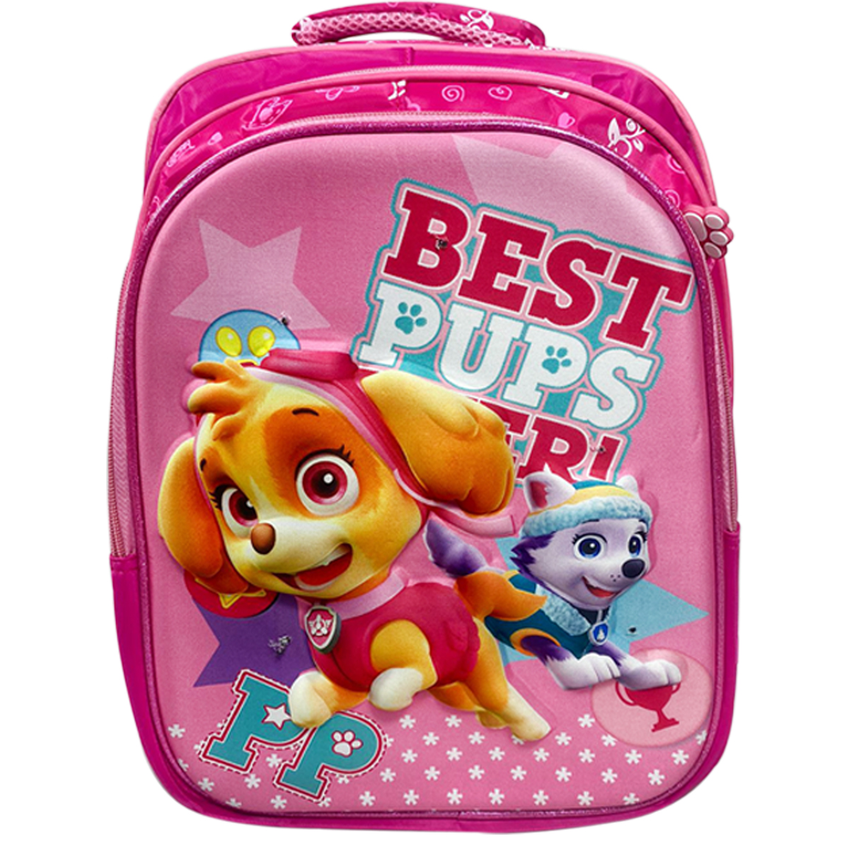 3 En 1 Mochila Colorera Y Lonchera Escolar Luces Led Log-on Paw Patrol