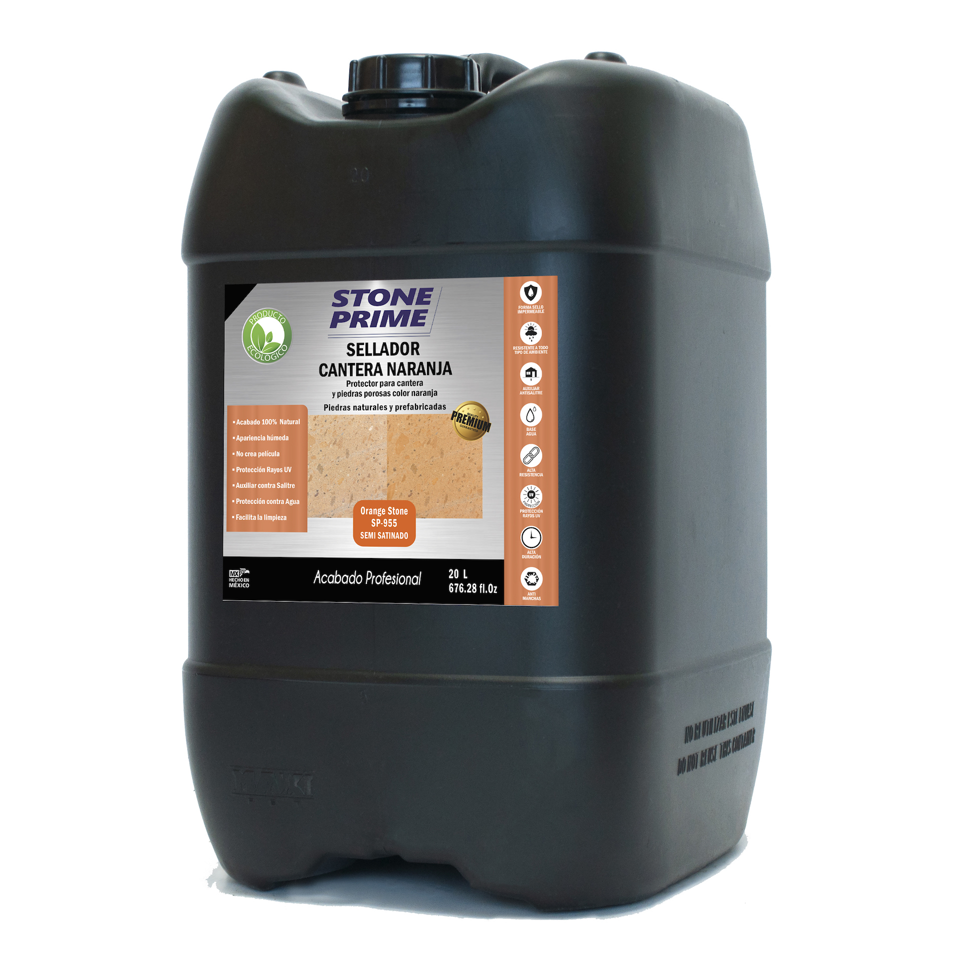 Sellador para piedra cantera naranja Stone Prime Acabado mojado 20 litros