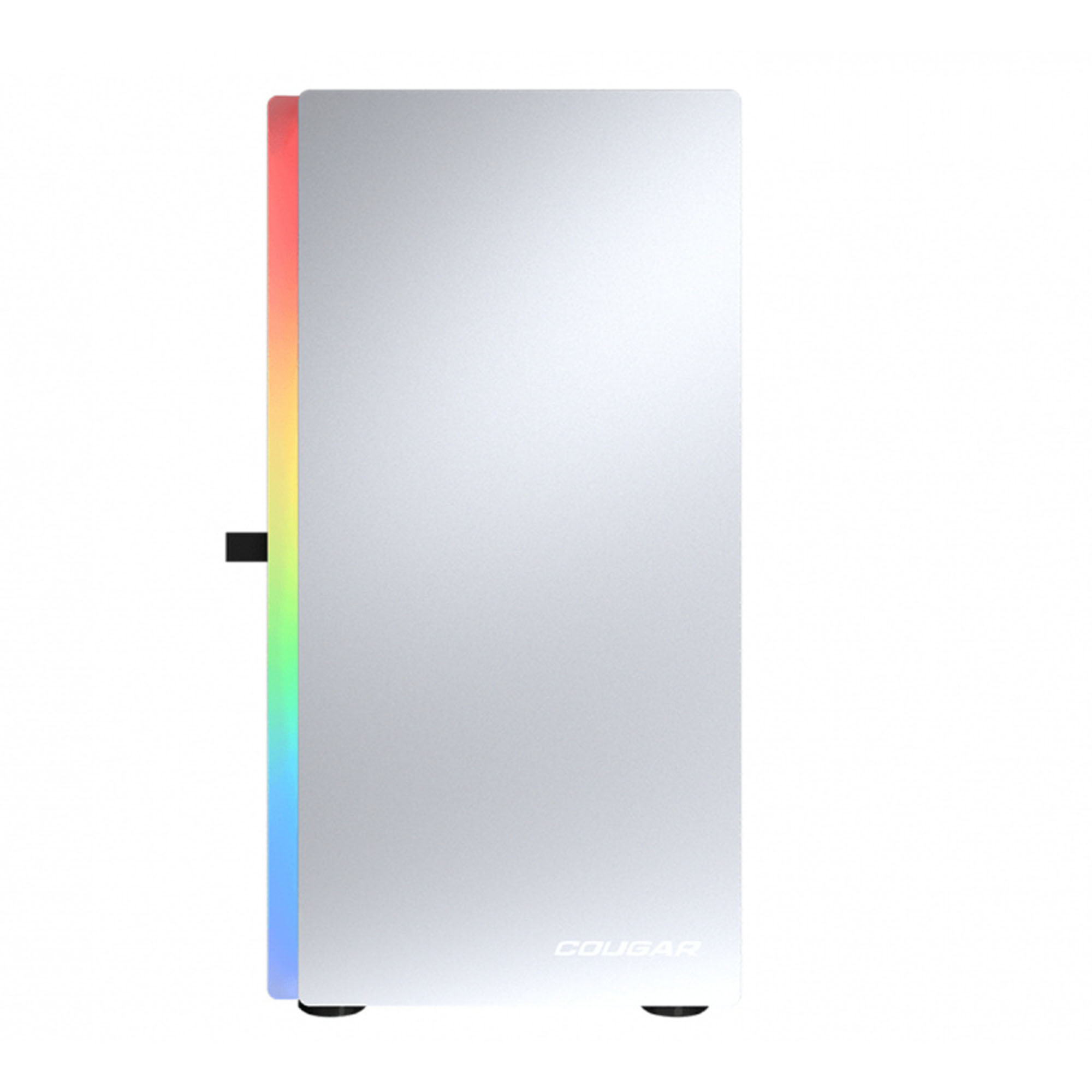Gabinete Cougar Purity con Ventana Mini-Tower Mini-ITX USB 3.0 sin Fuente RGB Blanco