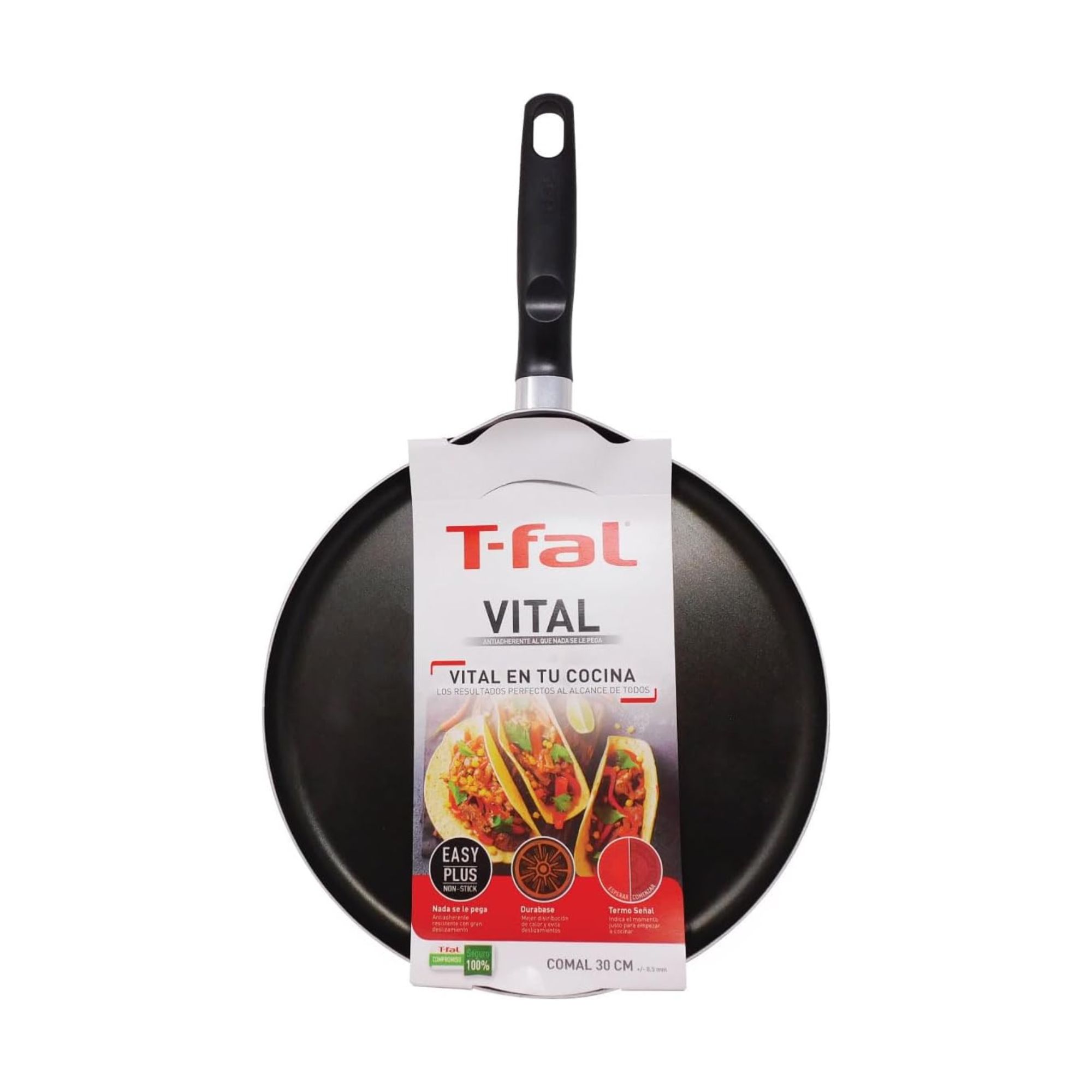 Sartén Crepera T-Fal Antiadherente 30 cm Indicador Thermo Spot 391100