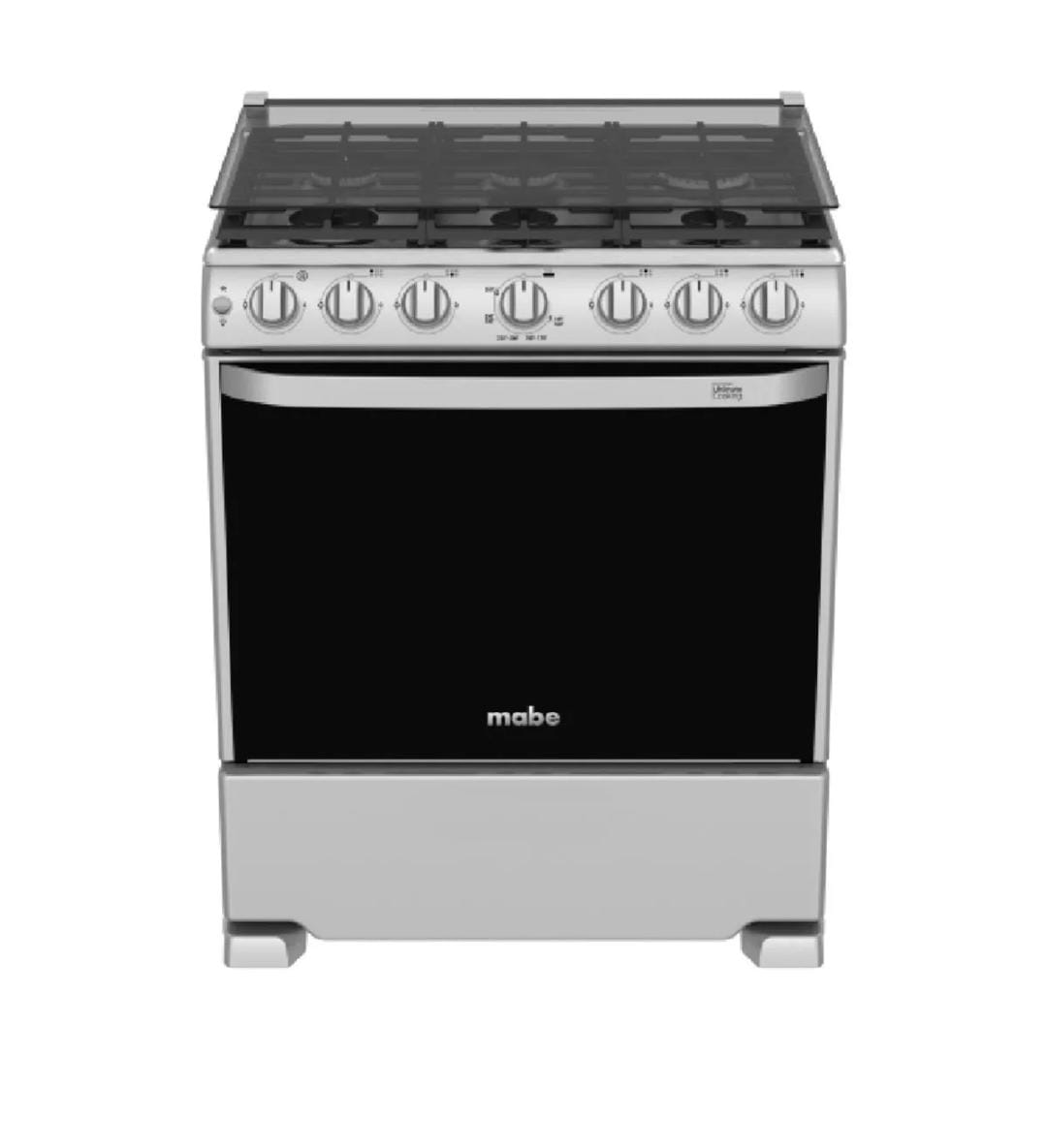 Estufa Mabe Em7674cfi A Gas/eléctrica 6 Quemadores Plateada