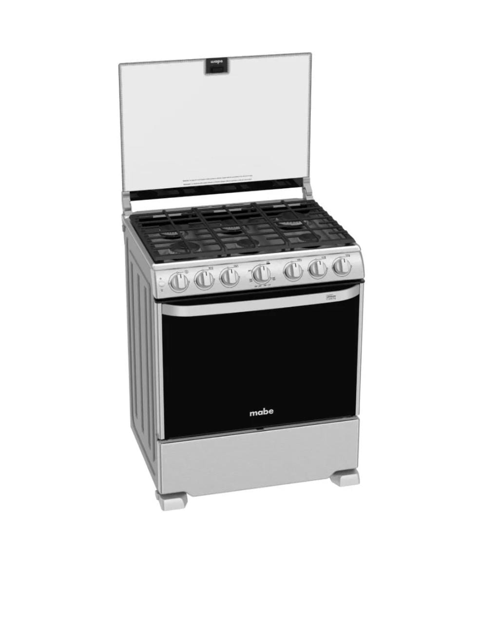 Estufa Mabe Em7674cfi A Gas/eléctrica 6 Quemadores Plateada