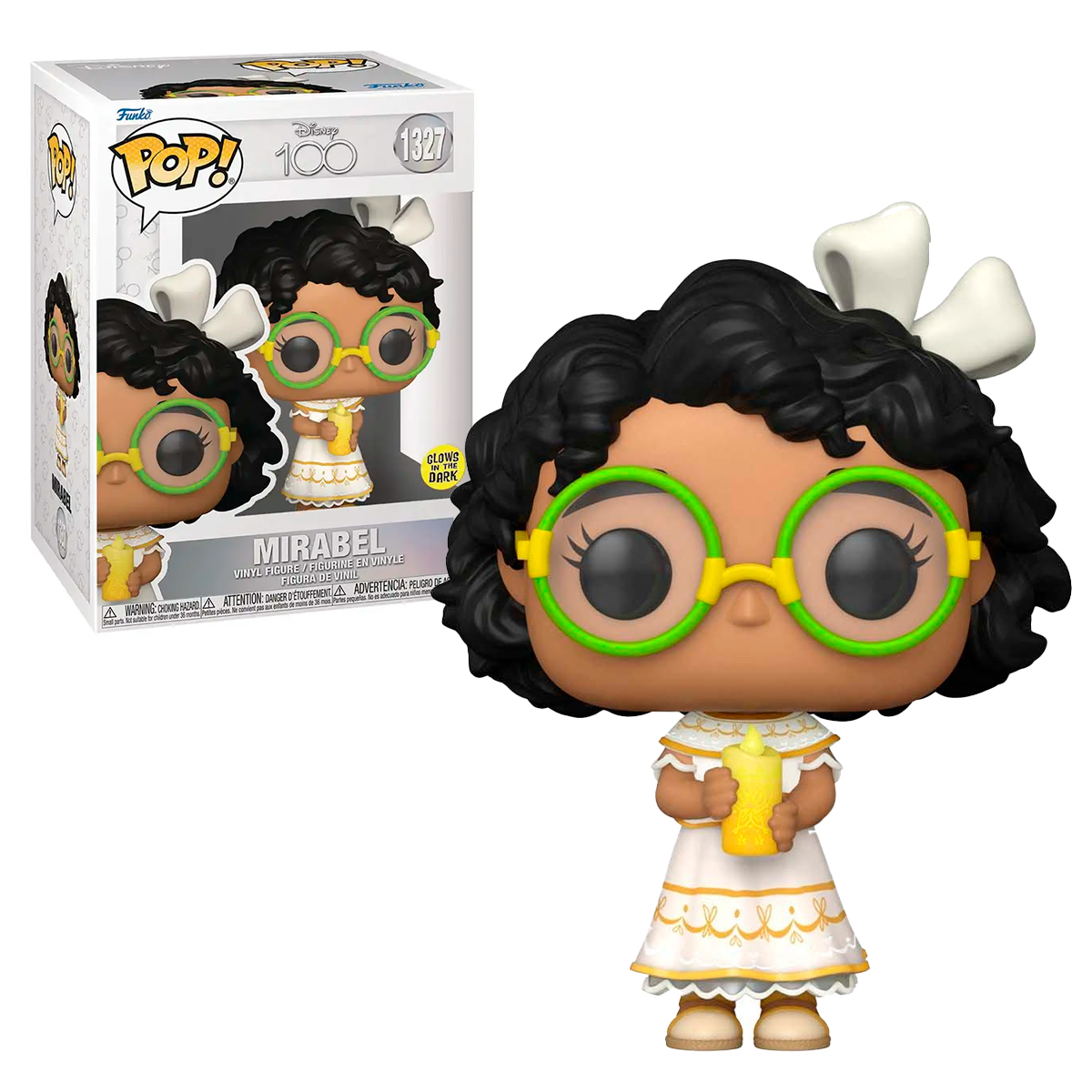 Funko Pop Mirabel Con Vela #1327 Glow Encanto Aniversario Disney Figura Original